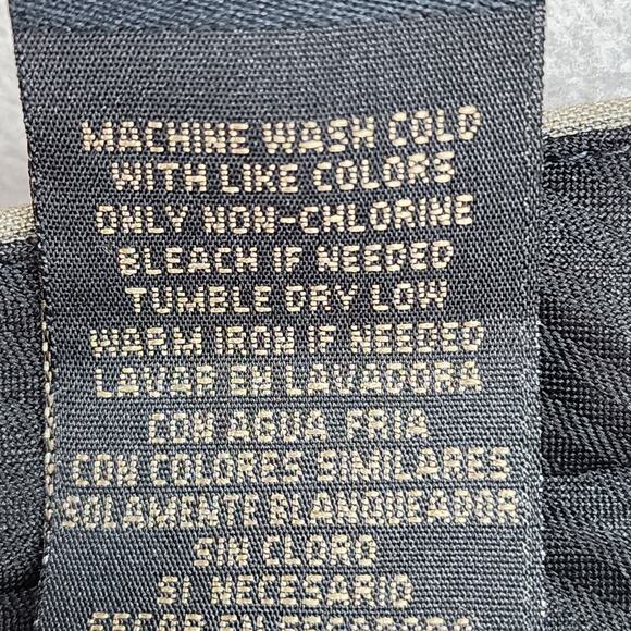 Axist Men 34x29 Brown Check Flat Front Dress Pants Straight Leg Career Office - Picture 12 of 13